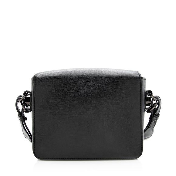Off-White Leather Binder Clip Shoulder Bag - Picture 3 of 15